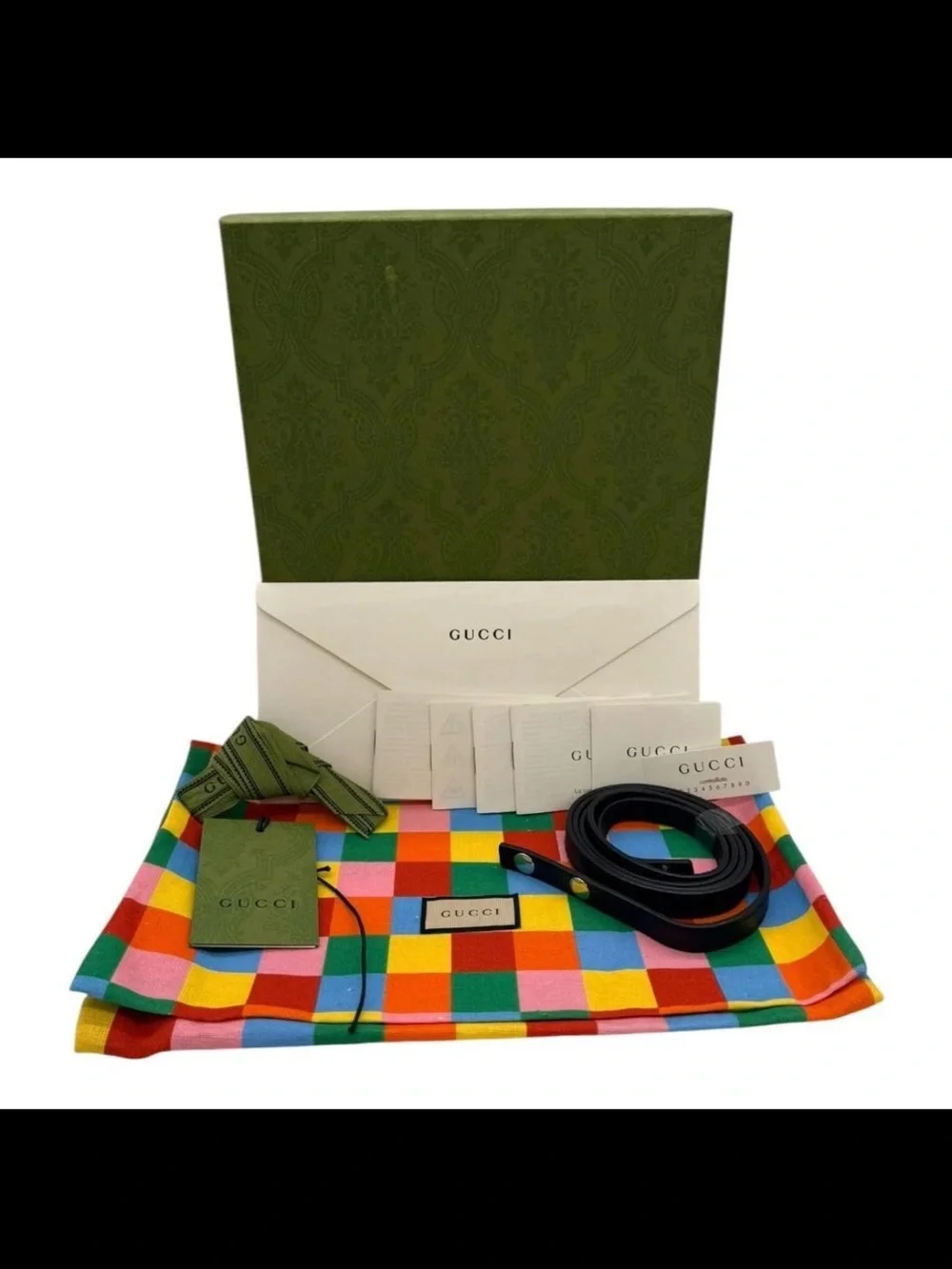 Gucci Green GG Canvas Phone Case Crossbody
